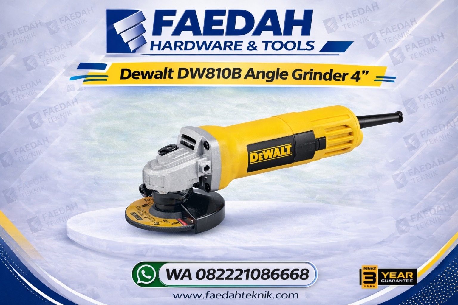 DeWALT DW810B Angle Grinder 4”