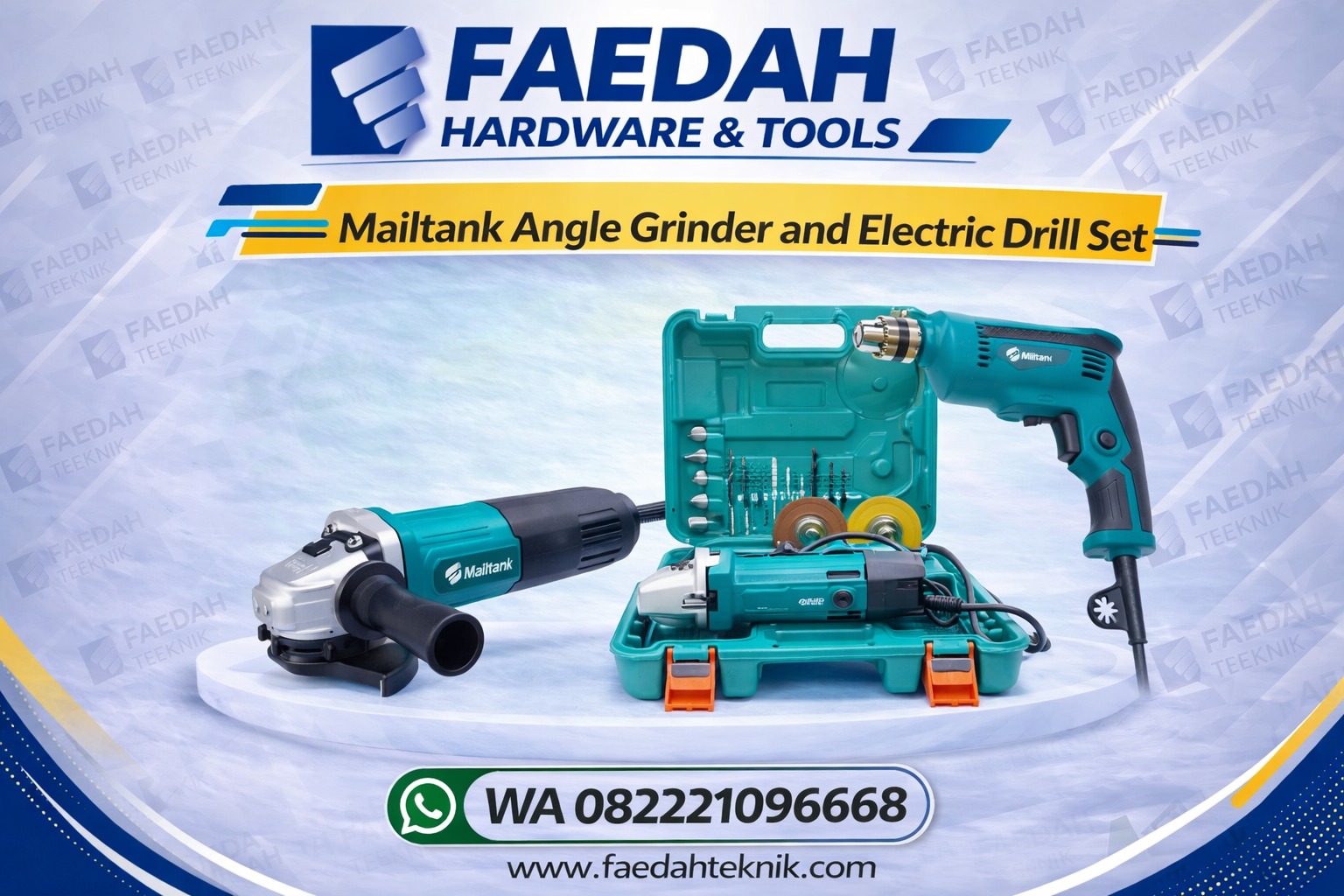 Mailtank Angle Grinder & Electric Drill Set